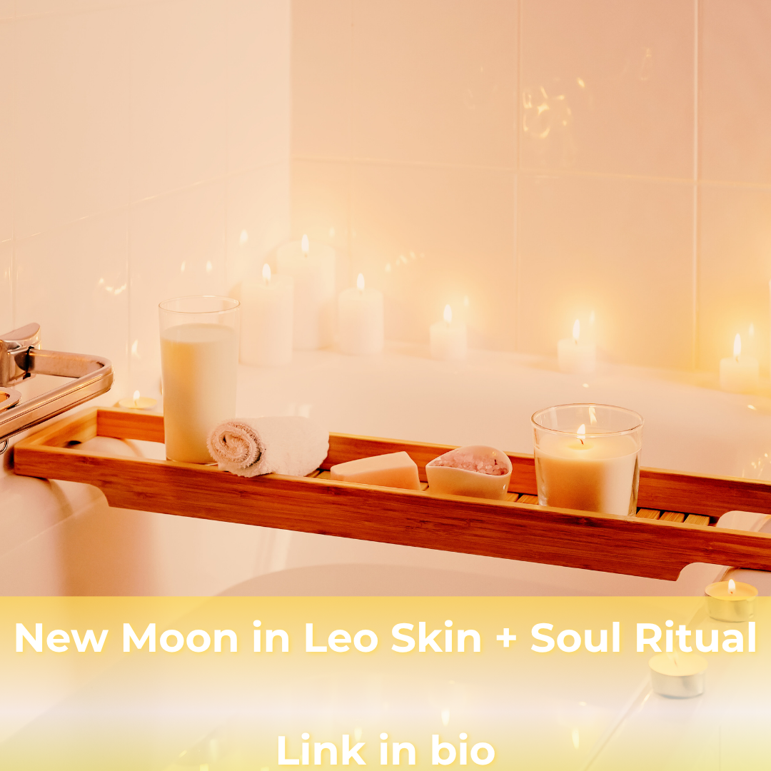🌑 The New Moon in Leo: A Ritual for Radiance, Courage & Cellular Joy (July 24, 2025)