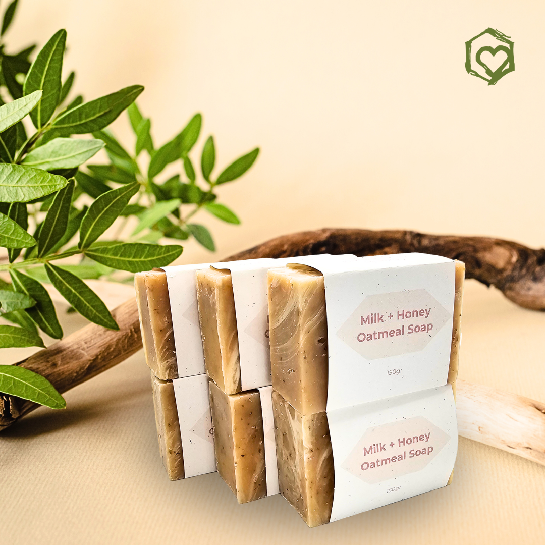 Exfoliating Milk & Honey Soap- with Oatmeal