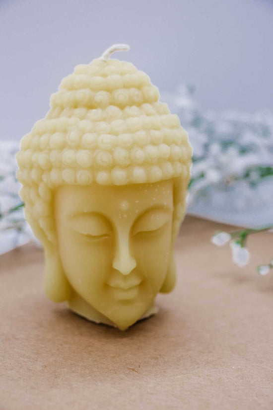 Beeswax Buddha Candle - Hipbees